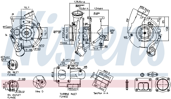 Nissens Turbolader 93299