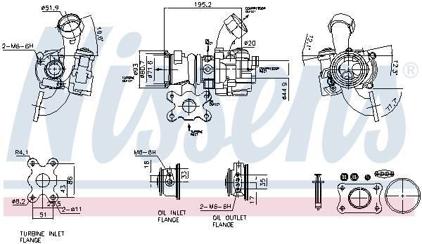 Nissens Turbocharger 93305