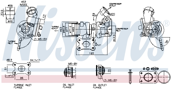 Nissens Turbocharger 93306