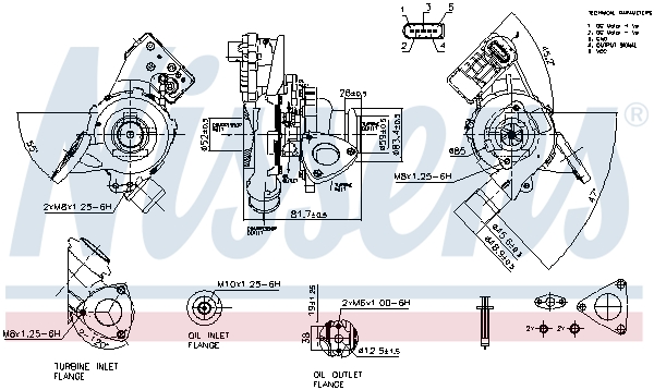 Nissens Turbolader 93311