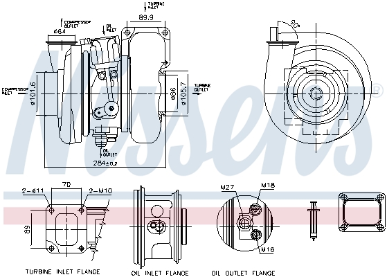 Nissens Turbocharger 93333