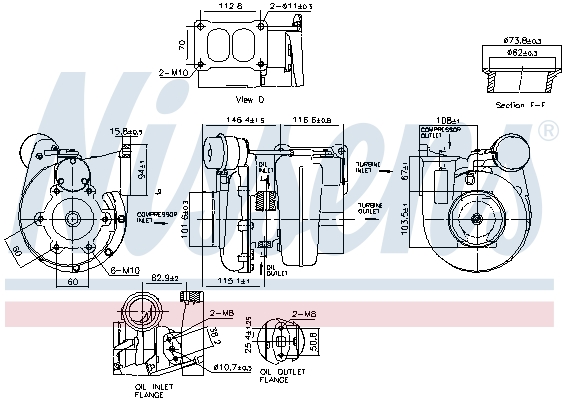 Nissens Turbolader 93340