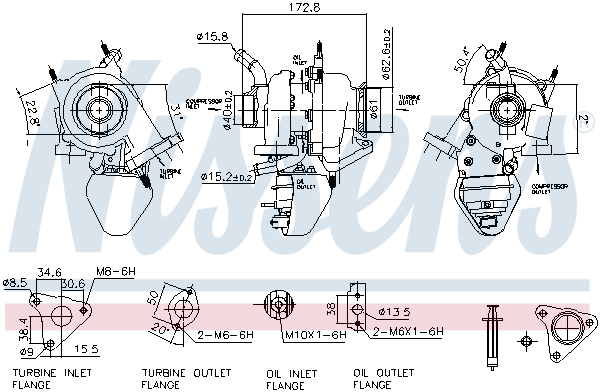 Nissens Turbolader 93342