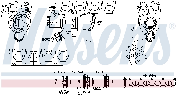 Nissens Turbocharger 93344