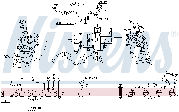 Nissens Turbolader 93345