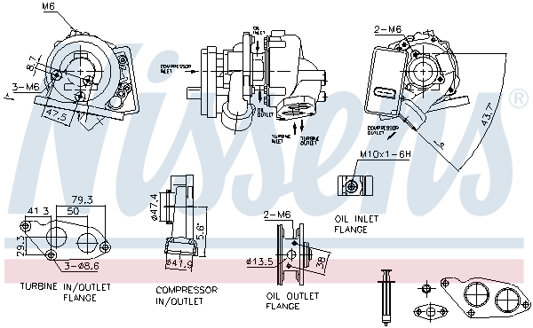 Nissens Turbolader 93347