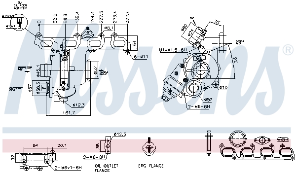 Nissens Turbolader 93356