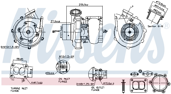 Nissens Turbolader 93390