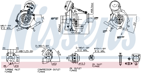 Nissens Turbolader 93418