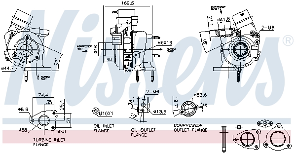 Nissens Turbolader 93419