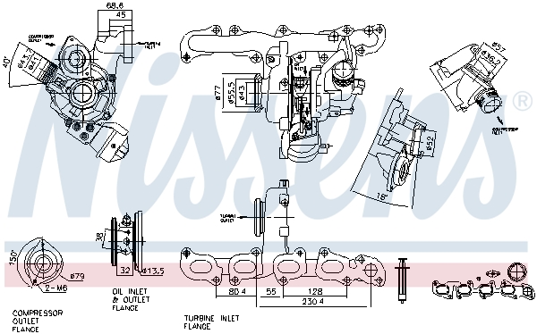 Nissens Turbolader 93420