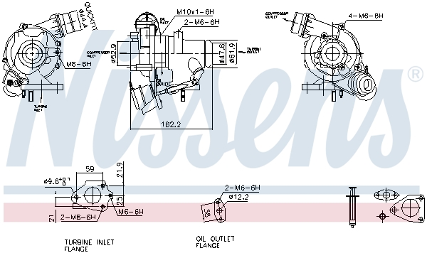 Nissens Turbolader 93426