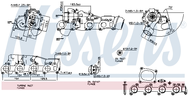 Nissens Turbolader 93433