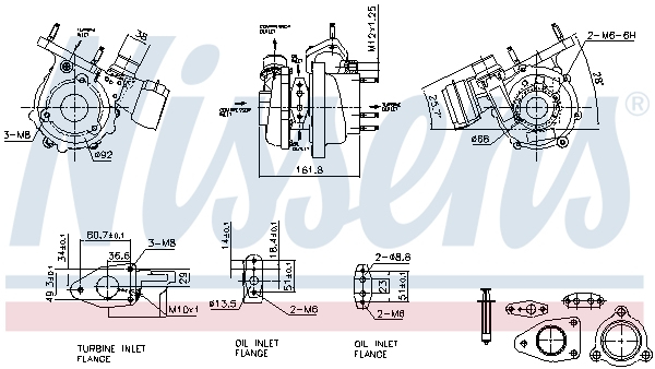 Nissens Turbolader 93436