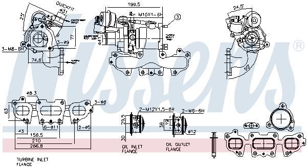 Nissens Turbolader 93446