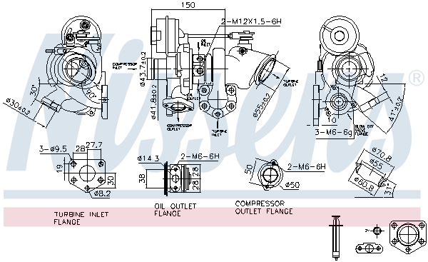 Nissens Turbolader 93447