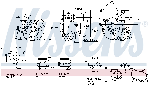 Nissens Turbolader 93477