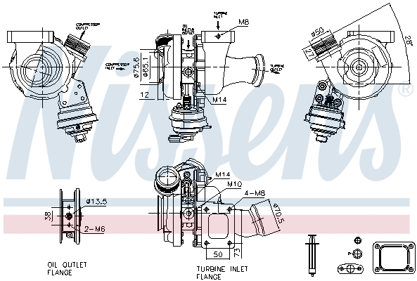 Nissens Turbocharger 93485