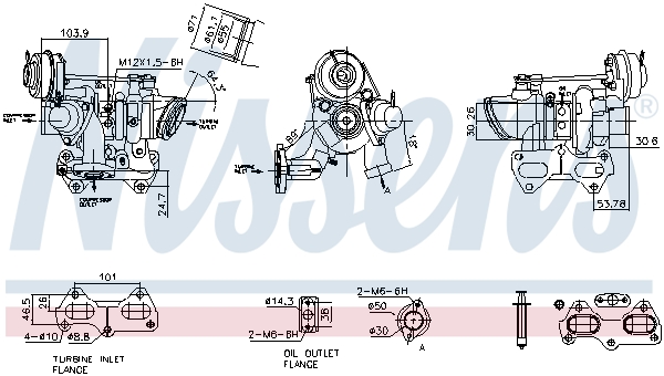 Nissens Turbolader 93490