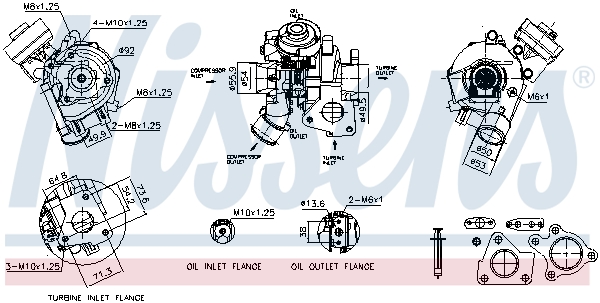 Nissens Turbocharger 93504