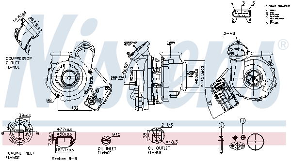 Nissens Turbolader 93531