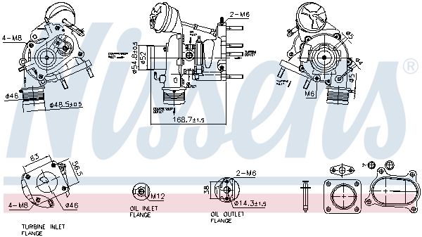 Nissens Turbolader 93537