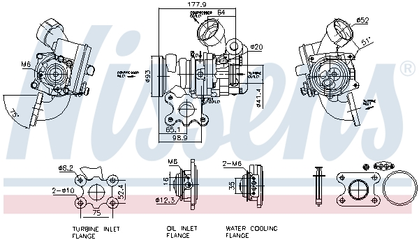 Nissens Turbocharger 93616