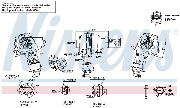 Nissens Turbocharger 93625