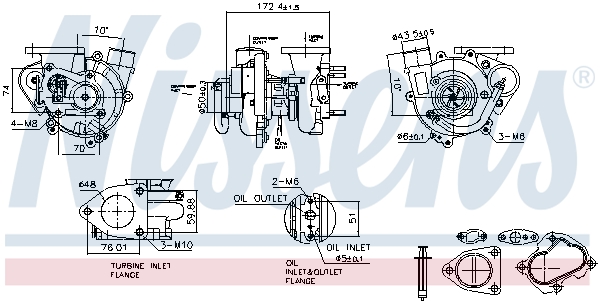 Nissens Turbocharger 93639
