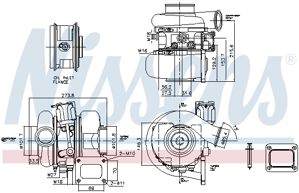Nissens Turbocharger 93665