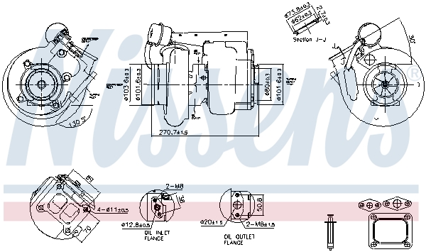 Nissens Turbolader 93689