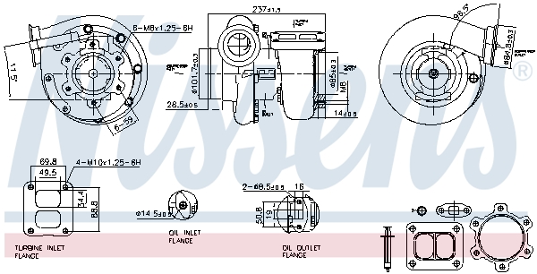 Nissens Turbolader 93690