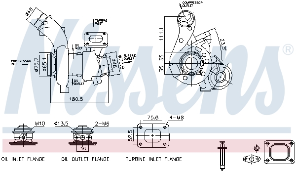 Nissens Turbocharger 93702