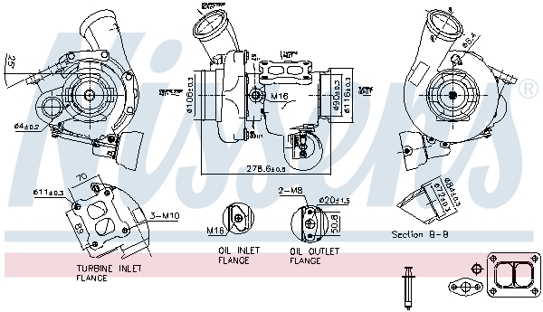 Turbolader Nissens 93720