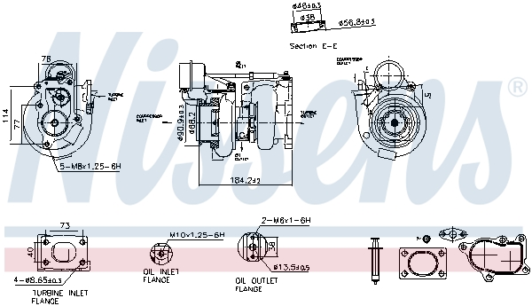 Turbolader Nissens 93724