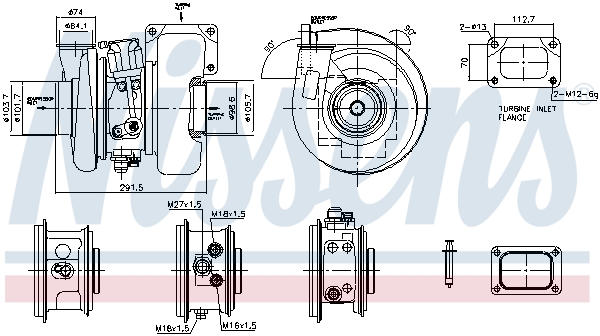 Nissens Turbocharger 93733