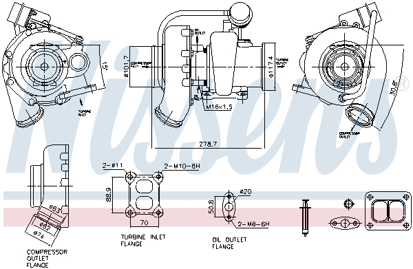 Nissens Turbocharger 93734