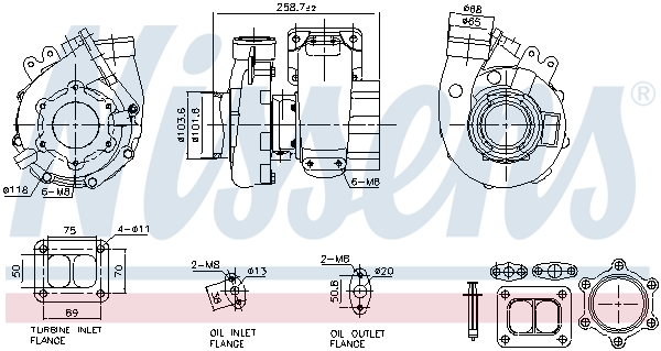 Nissens Turbocharger 93738
