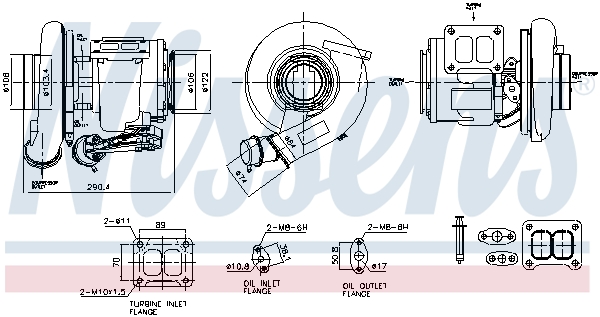 Nissens Turbocharger 93756