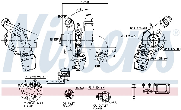 Nissens Turbocharger 93847