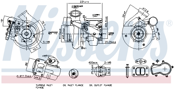 Nissens Turbocharger 93848