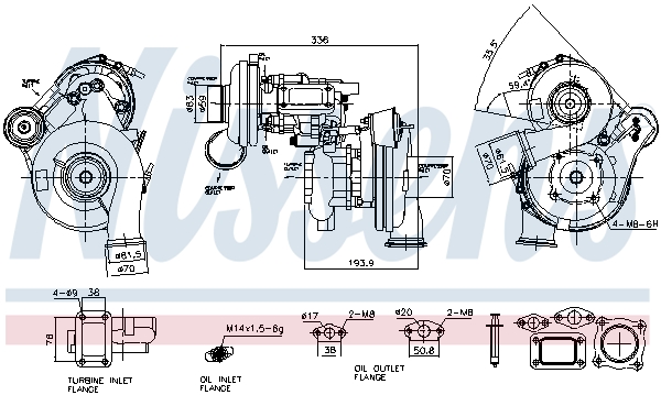 Nissens Turbocharger 93849