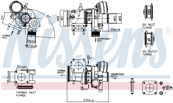 Nissens Turbocharger 93932
