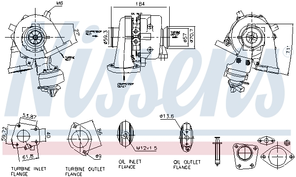 Nissens Turbocharger 93943