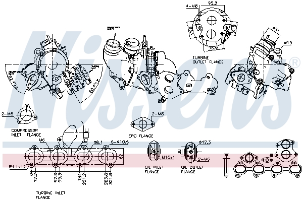 Nissens Turbocharger 93950