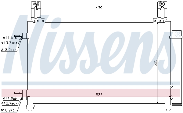 Nissens Airco condensor 940009