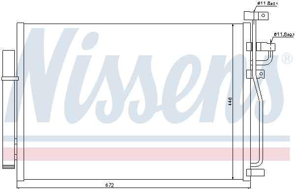 Nissens Airco condensor 940010