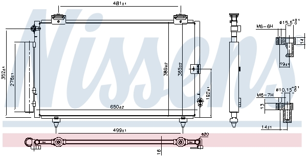 Nissens Airco condensor 940013