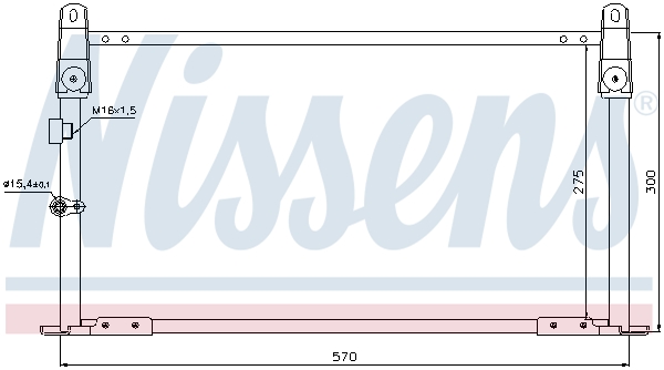 Nissens Airco condensor 940018