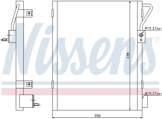 Nissens Airco condensor 940019